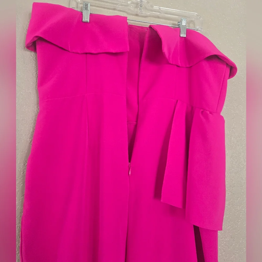 NWOT, NY&C Strapless Pink Jumpsuit XL - Picture 12 of 13